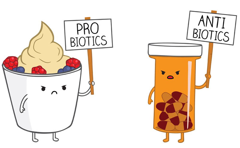 пробиотики при приеме антибиотиков